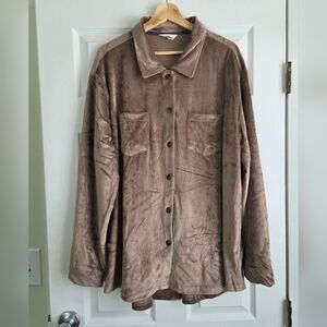 Weatherproof Vintage ✨️ Women's Taupe Shirt Jacket